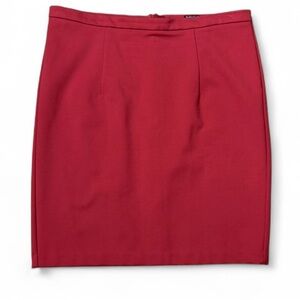 Dalia Collection Vibrant Coral Pencil Skirt
